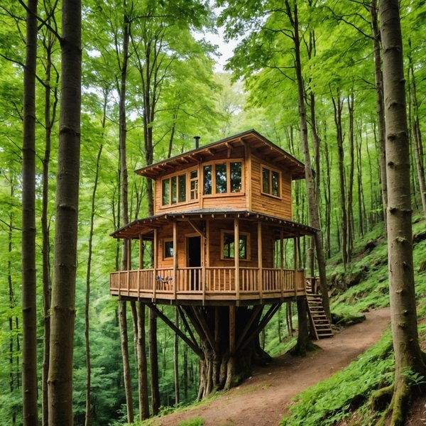 Les Chalets Perchés du Pays Basque : Vivez l'Expérience Unique d'un Camping avec Vue Imprenable sur la Nature